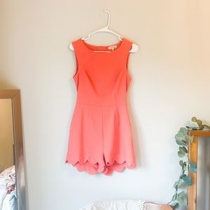 Brand Monteau- Coral Romper Size M